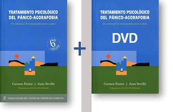 OFERTA PACK Libro+DVD Tratamiento Psicológico del Pánico-Agorafobia